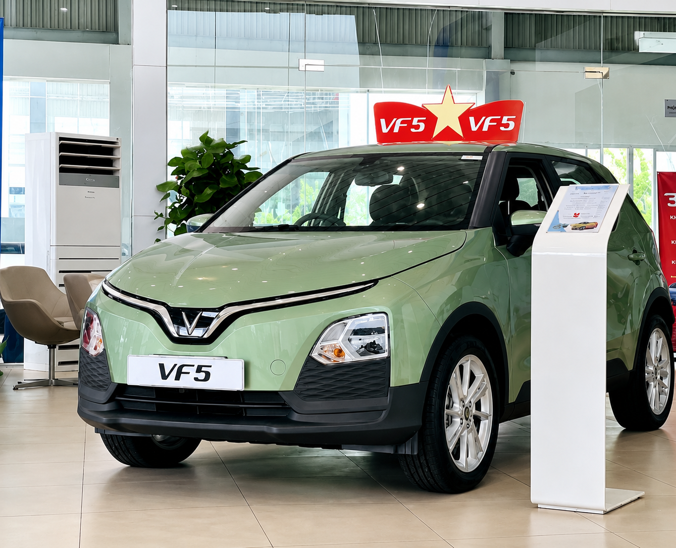 vinfast VF 5 xanh lá nhạt